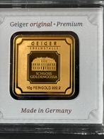 Geiger goud Baar 10 gram, Ophalen of Verzenden, Goud