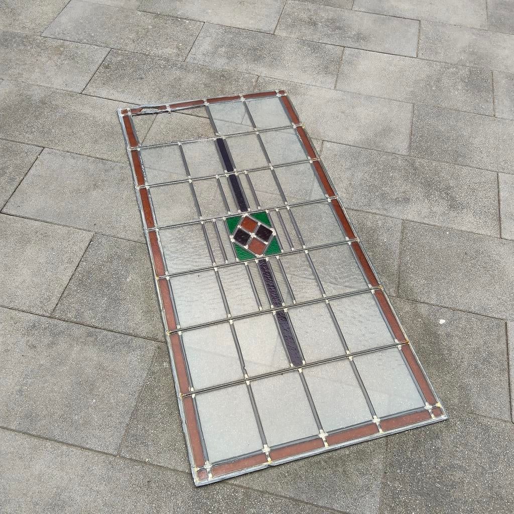 Glas in lood raam, Doe-het-zelf en Verbouw, Glas en Ramen, Ophalen, Minder dan 80 cm, Glas in lood, Minder dan 80 cm