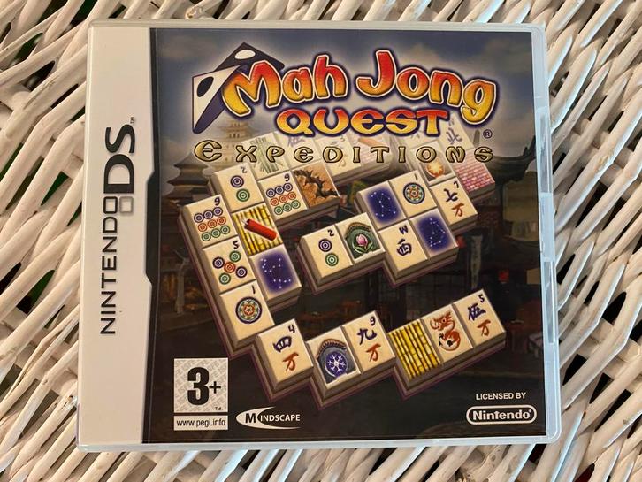 NINTENDO DS game Mah Jong Quest Expeditions, Spelcomputers en Games, Games | Nintendo DS, Zo goed als nieuw, Puzzel en Educatief