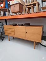 Vintage lichthouten dressoir, 177cm, Ophalen, Met deur(en), ., 150 tot 200 cm