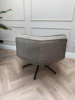 Leren fauteuil / relaxt stoel met draaipoot - Room 108, Ophalen, Gebruikt, Leer, 75 tot 100 cm