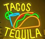 LED lamp neon stijl Tacos Tequila (35x30cm), Ophalen of Verzenden, Nieuw, Lichtbak of (neon) lamp