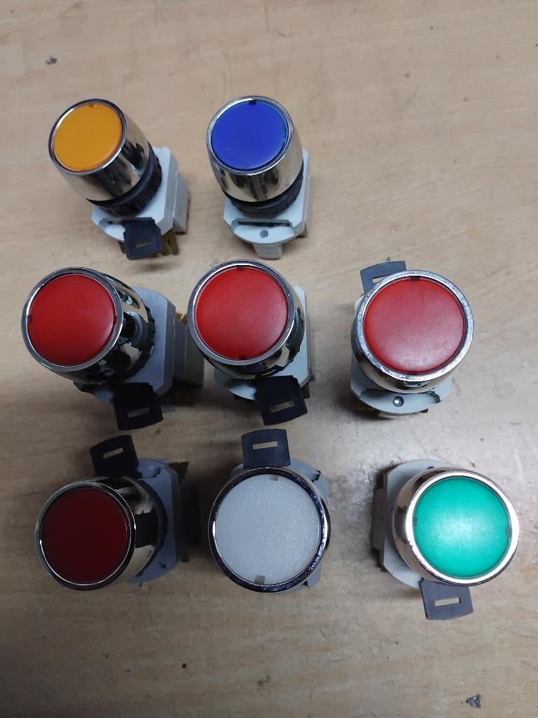 industriele drukknoppen en signaallampen, Ophalen of Verzenden, Gebruikt
