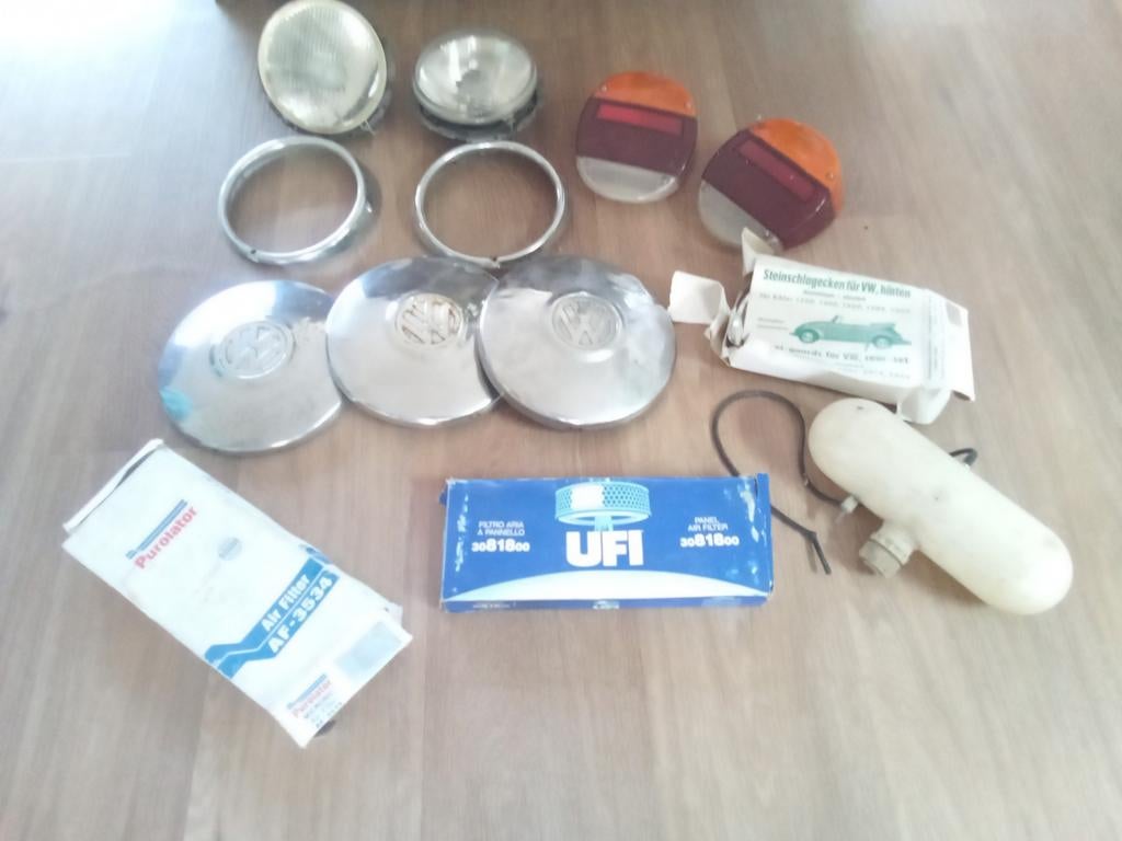 VW Kever onderdelen: wieldoppen, koplampen, filters, Ophalen of Verzenden