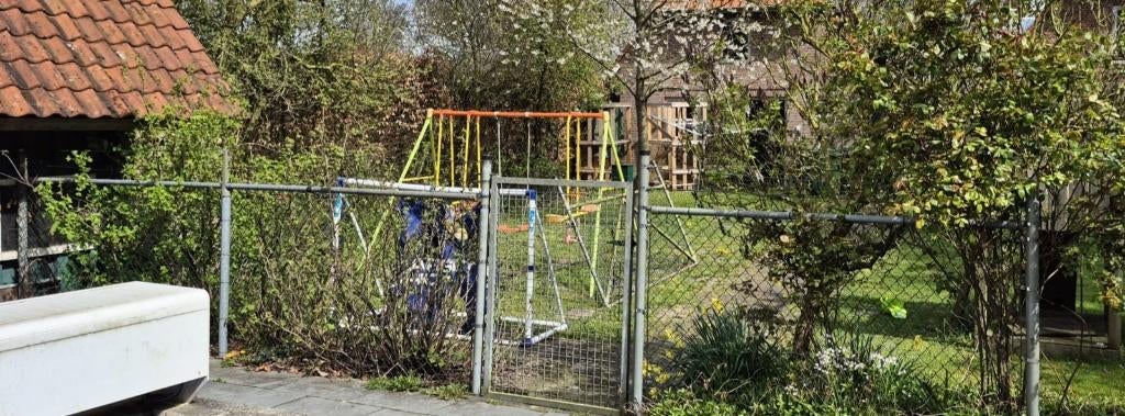 tuinhek en looppoort / poort, Ophalen, Met poort, Gebruikt, Tuinhek