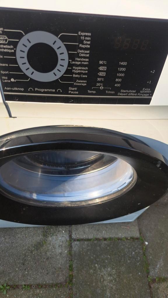 Haier HW70-14829 Wasmachine A+++ 7kg 1400 toeren, Witgoed en Apparatuur, Wasmachines, Gebruikt, Voorlader, 6 tot 8 kg, 85 tot 90 cm