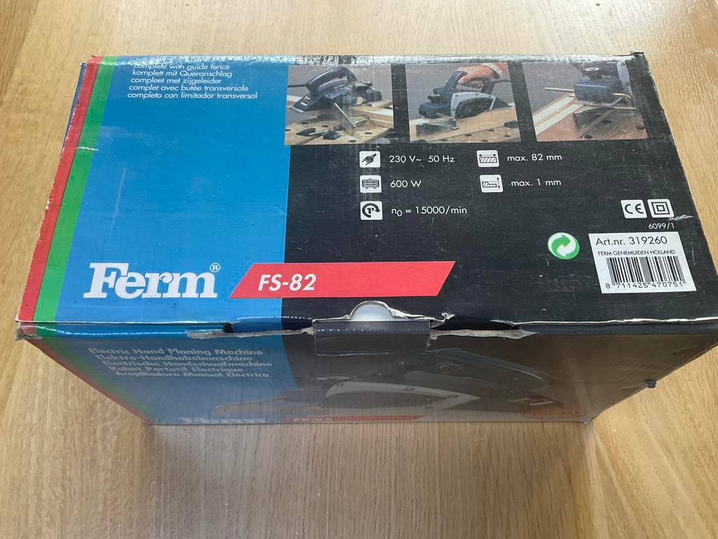 TE KOOP; FERM elektrische schaafmachine, Ophalen of Verzenden, Zo goed als nieuw