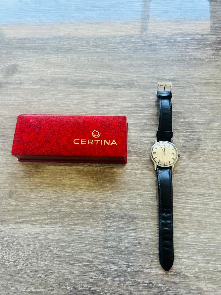 Vintage Certina Bristol 195 Herenhorloge Jaren '60, Overige merken, Staal, Polshorloge, Ophalen of Verzenden