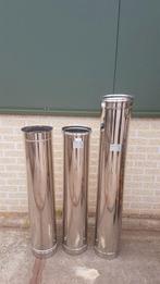 1239. RVS kachelbuis / kachelpijp / hulpstukken, Ophalen, Nieuw, Hout, Overige soorten