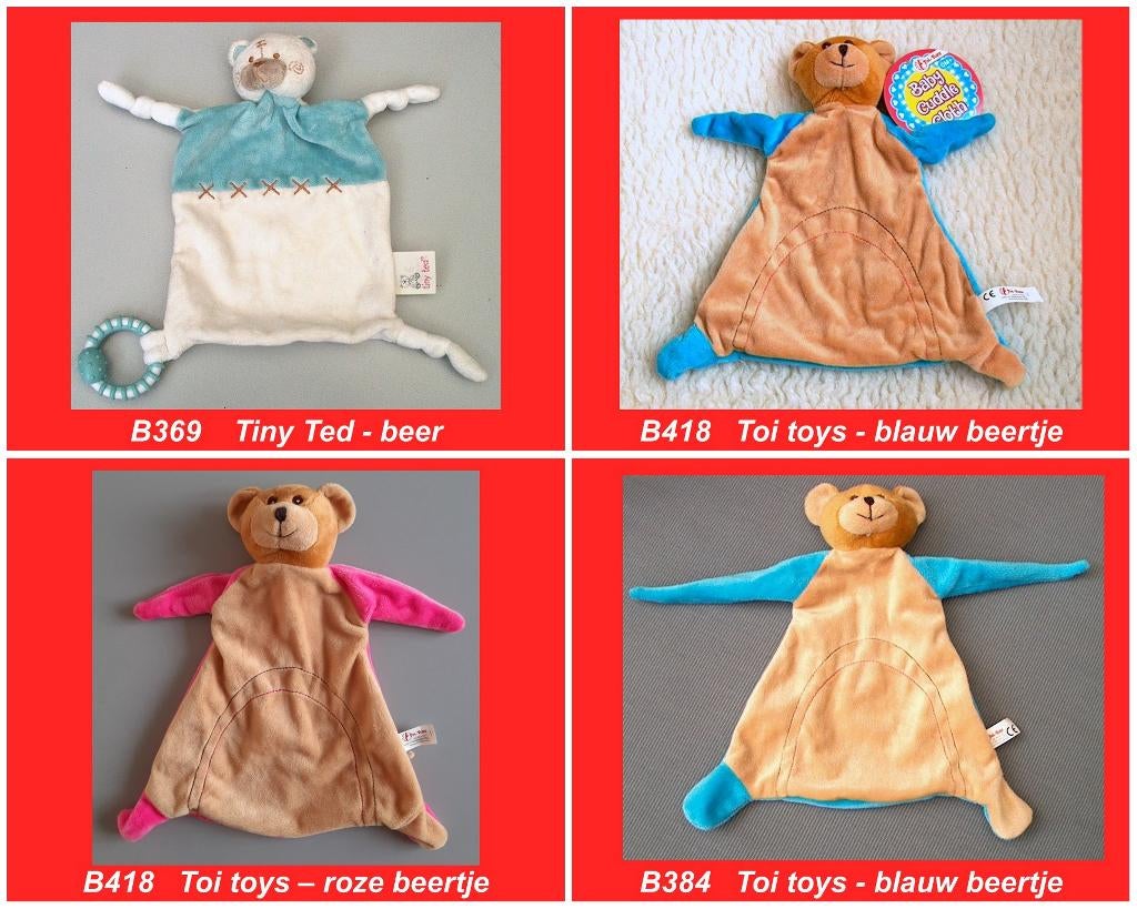Beer Beertje - Tiny Ted Toi Toys, Ophalen, Zo goed als nieuw, Beer