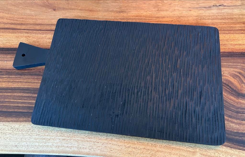 Houten Serveerplank / Snijplank Zwart, Ophalen, Zo goed als nieuw