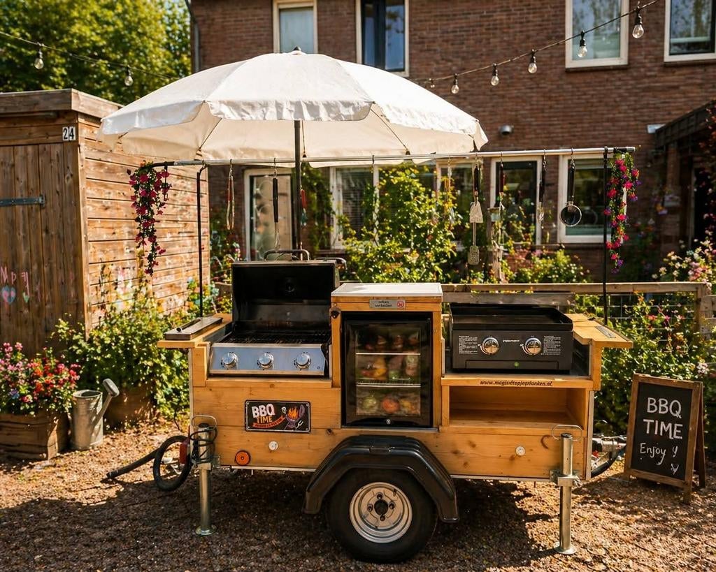Bbq wagen te huur, Verzenden, Overige