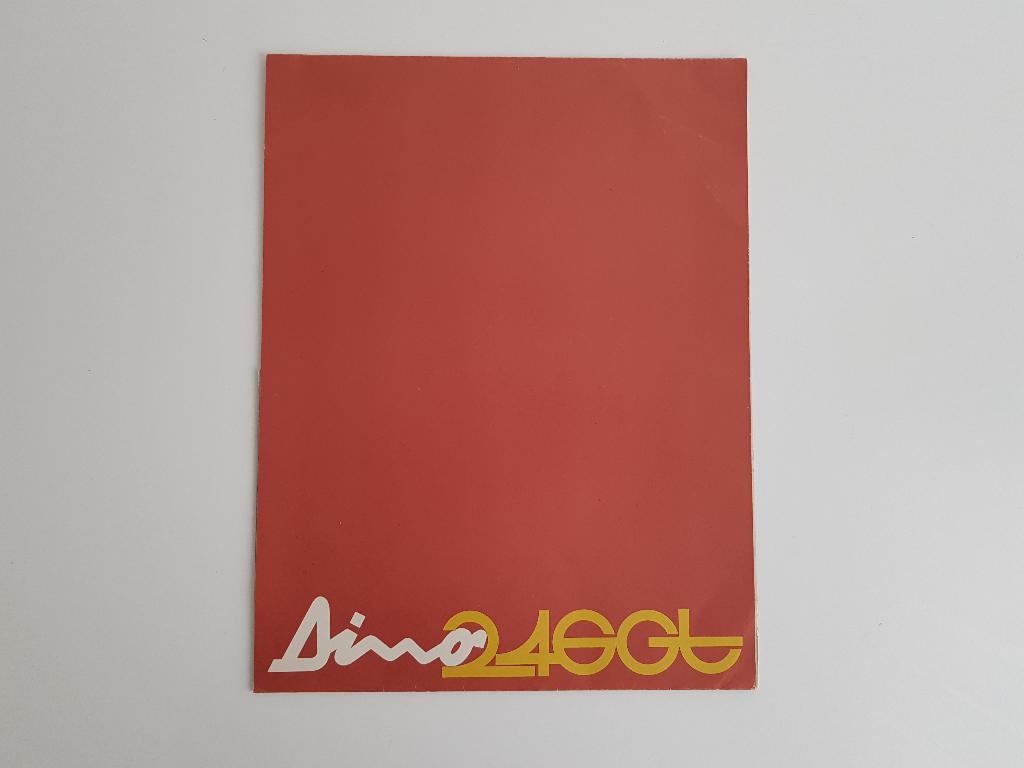 FERRARI - Dino 246 GT brochure - 1970 - N. 40/70, Boeken, Ophalen of Verzenden, Zo goed als nieuw, Ferrari, Ferrari