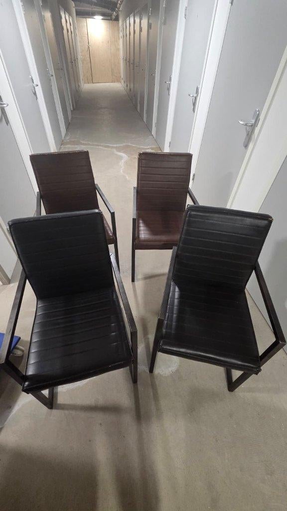 Stoelen, Ophalen, Gebruikt, Bruin, Vier