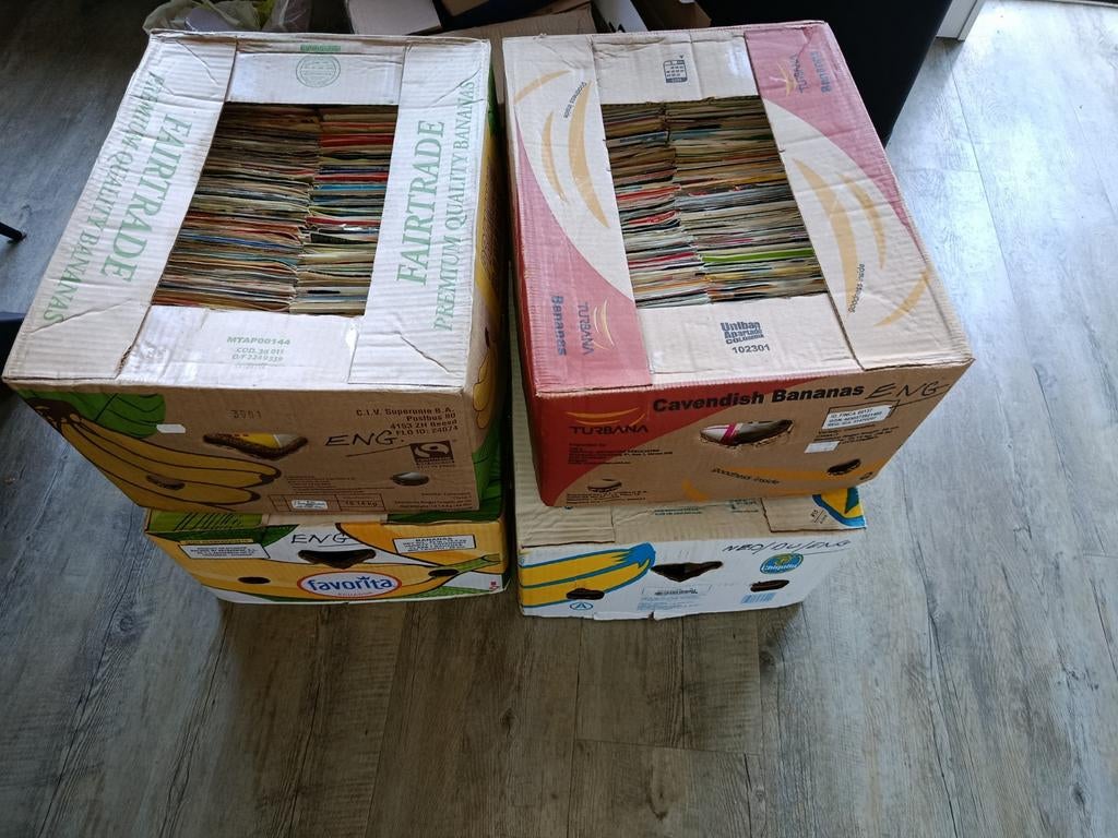 4 dozen met singeltjes, Ophalen, Gebruikt, Overige formaten