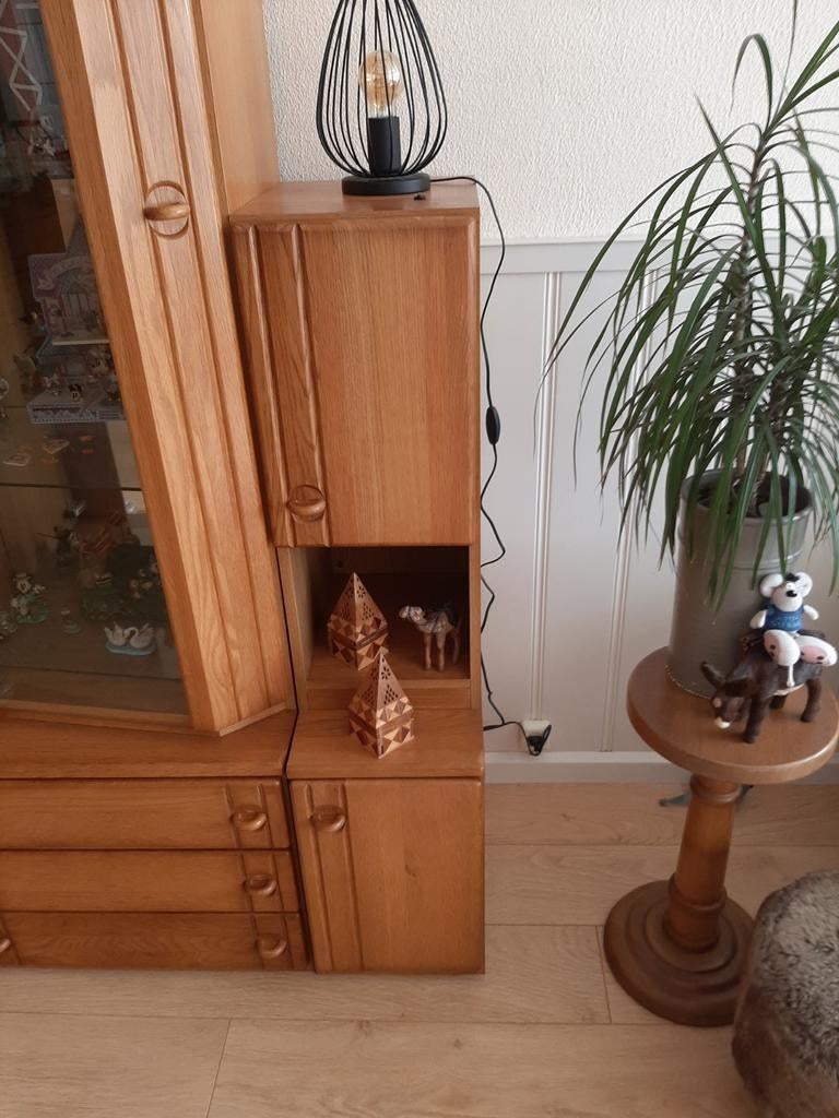 Eiken Patine Aansluitkastje -, Ophalen of Verzenden, Gebruikt