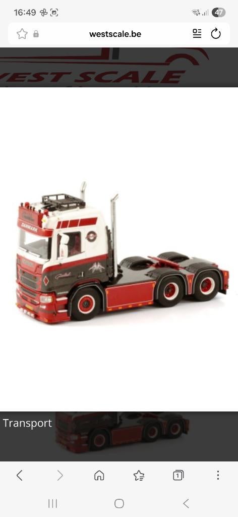 Gezocht!!!  Gottlieb Scania wsi, Ophalen of Verzenden, Nieuw, Bus of Vrachtwagen, Wsi