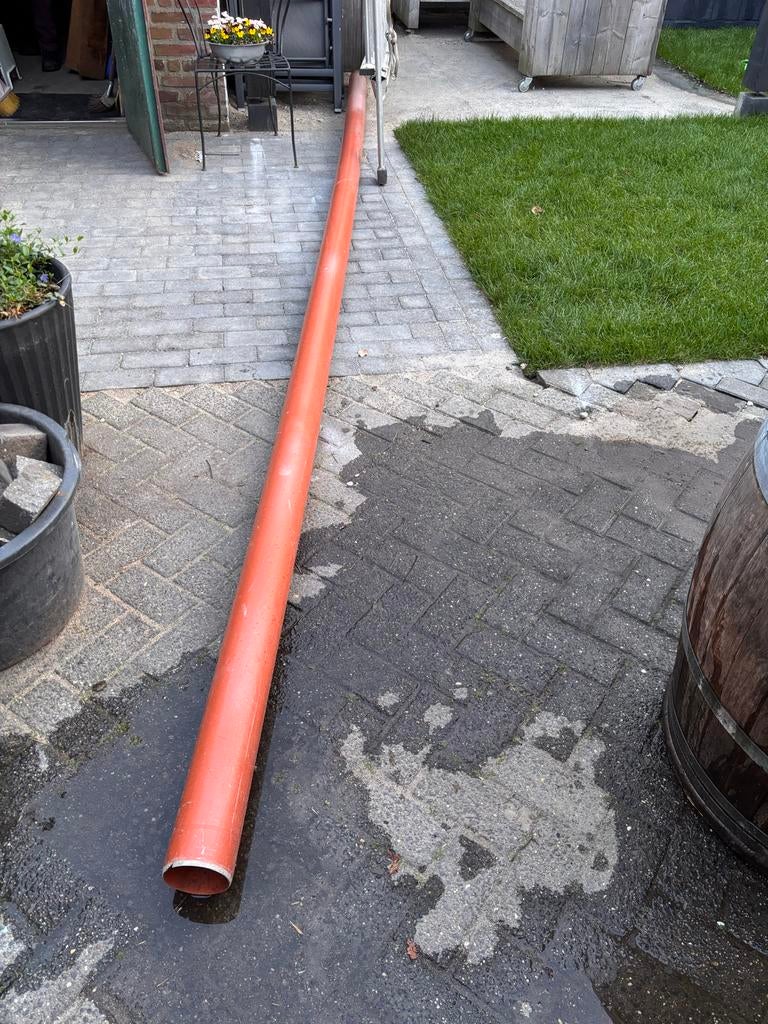 Pvc buis - 5 meter lang, 110 mm doorsnede, Ophalen, Afvoer, Gebruikt, Pvc