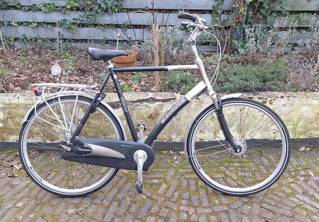 Batavus heren fiets, groot frame 65 cm, 8 versnellingen, 28", Ophalen, Gebruikt, Versnellingen, Batavus