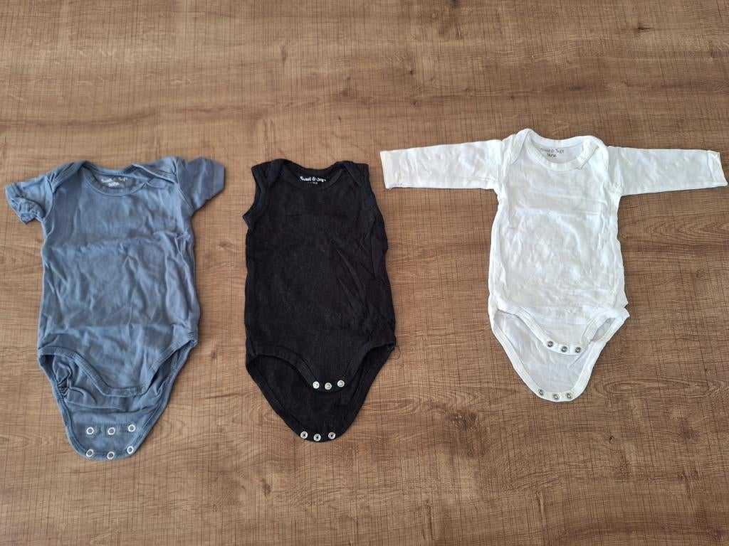 Rompers maat 50/56 - Set van 10 stuks, Kinderen en Baby's, Babykleding | Maat 50, Ophalen of Verzenden, Gebruikt, Jongetje of Meisje