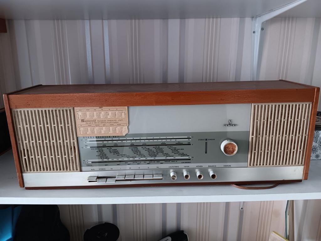 Siemens Klangmeister 71 vintage stereo radio, Ophalen