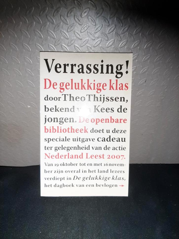 Verassing! De gelukkige klas door Theo Thijssen, Boeken, Romans, Zo goed als nieuw, Ophalen of Verzenden