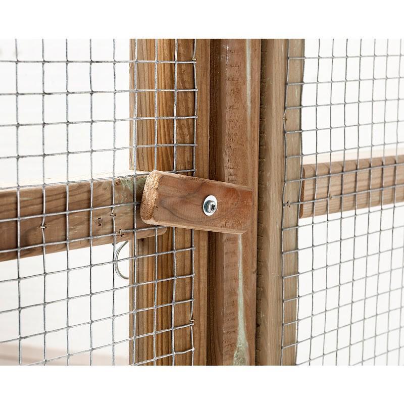 Houten Volière met sluis Adam, Dieren en Toebehoren, Ophalen of Verzenden, Nieuw, Hout, Volière