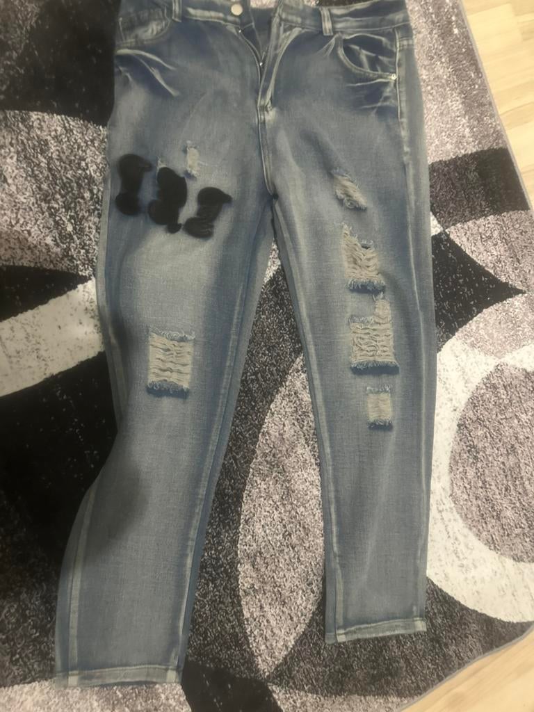 Amiri spijkerbroek maat s, Ophalen, Zo goed als nieuw, Blauw, W28 - W29 (confectie 36)