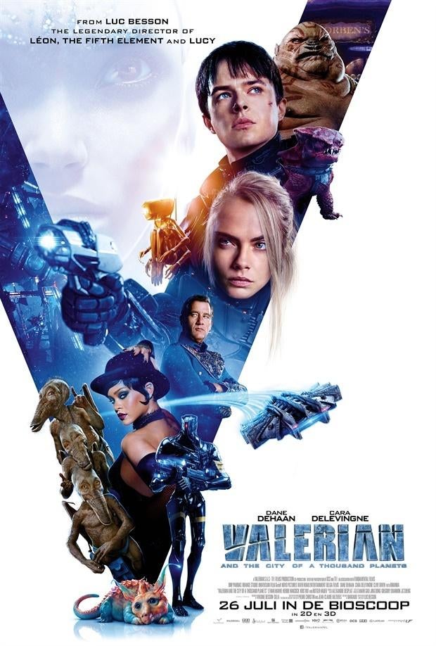 VALERIAN and the CITY of a THOUSAND PLANETS poster., Verzamelen, Posters, Rechthoekig Staand, Verzenden, Nieuw, A1 t/m A3