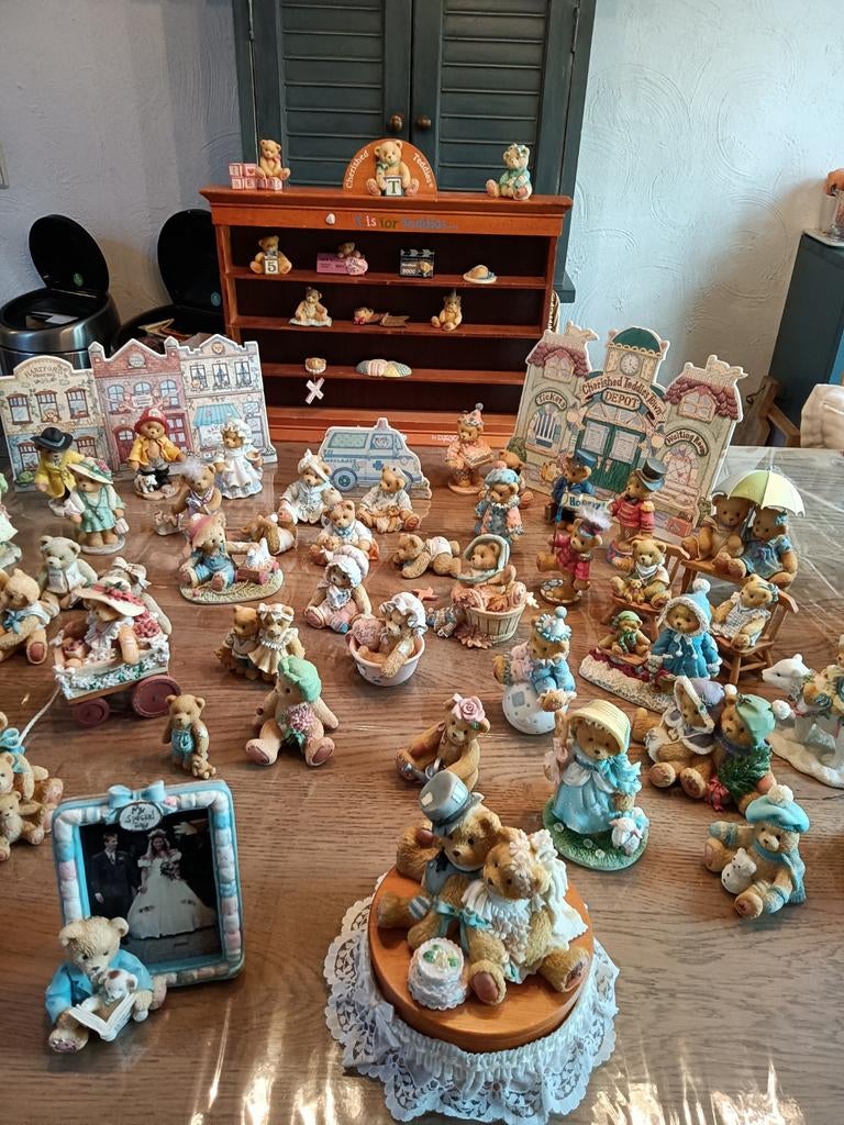 Grote cherished teddies verzameling te koop, Ophalen of Verzenden, Zo goed als nieuw, Beeldje, Cherished Teddies