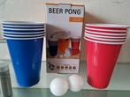 BEER-PONG SPELSET, 12 Bekers/2 Bal, Verpakt, Nieuw!, Ophalen of Verzenden, Nieuw