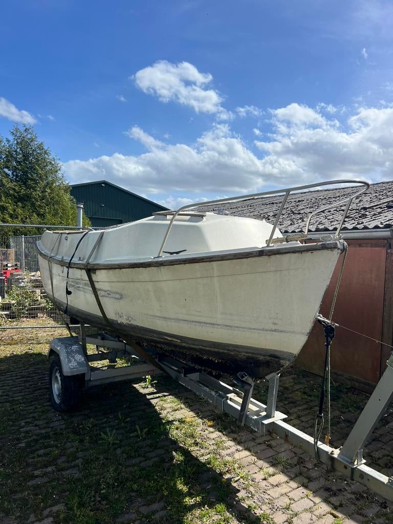 Sloep met 1 cilinder inboord, Watersport en Boten, Sloepen, Ophalen, Gebruikt, Tot 10 pk, Binnenboordmotor