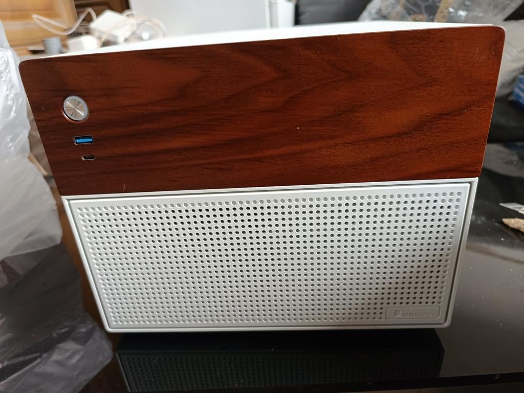Jonsbo N4 NAS Behuizing wit, Computers en Software, Computerbehuizingen, Ophalen of Verzenden, Nieuw