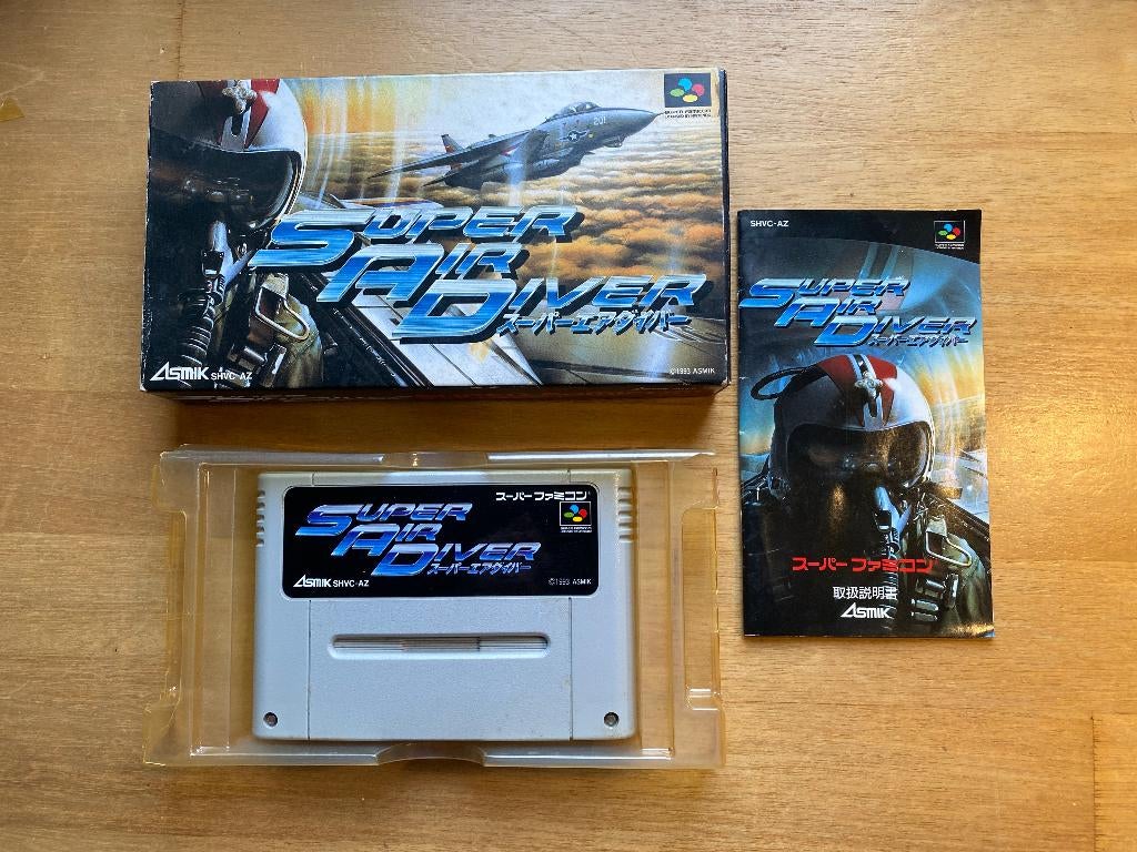 Super air diver super famicom, 1 speler, Ophalen of Verzenden, Zo goed als nieuw, Vanaf 3 jaar