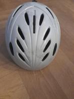 Witte skihelm met silveren bloemenpatronen, Overige merken, Overige typen, Ophalen of Verzenden, Zo goed als nieuw