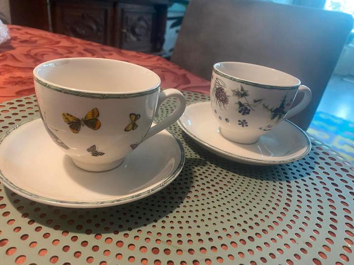 2 Janneke Brinkman Kop en Schotels - Luxe Uitgave, Huis en Inrichting, Keuken | Servies, Zo goed als nieuw, Kop(pen) en/of Schotel(s)