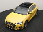 Audi A3 Sportback 40 e-tron Advance Sport PHEV 204pk Dealer, Stof, Gebruikt, Plug-in hybride, Grijs