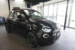 Fiat 500 C La Prima 42 kWh Cabriolet 360 Camera Lederen bekl, Auto's, Gebruikt, Cabriolet, 4 stoelen, Zwart