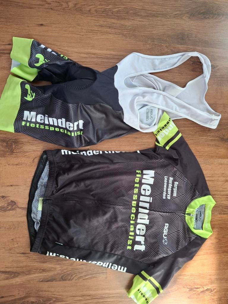 Fietskleding set (shirt en broek) - Maat S/M, S, Gebruikt, Heren, Ophalen of Verzenden