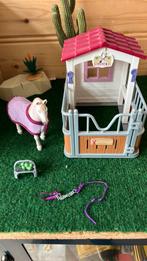Schleich stalletje, Verzamelen, Dierenverzamelingen, Ophalen of Verzenden, Zo goed als nieuw, Paard, Beeldje of Figuurtje