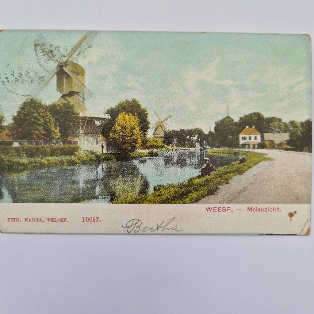 Weesp Molenzicht, Verzenden, Voor 1920, Gelopen, Noord-Holland