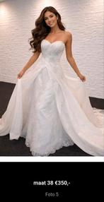 Unieke prachtige nieuwe trouwjurk maat 38, Ophalen