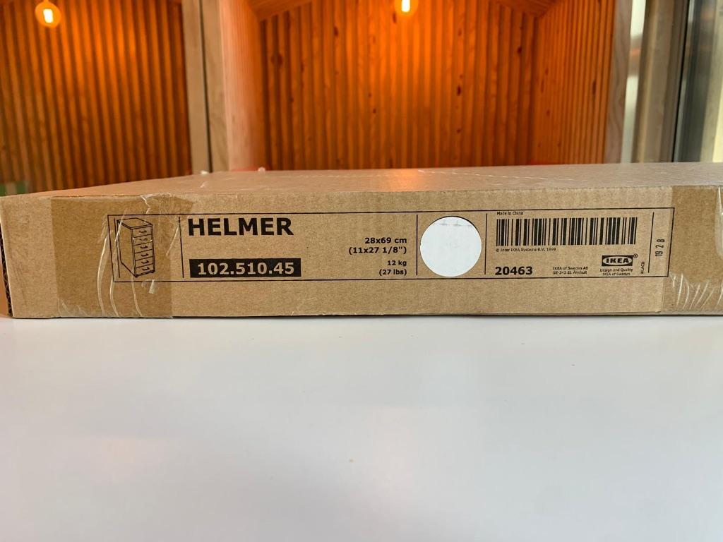 Wit Ladeblok nieuw van Ikea, Ophalen, Minder dan 50 cm, 5 laden of meer, Nieuw