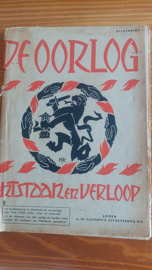 De Oorlog: Zijn Ontstaan en Verloop - Aflevering 1, Ophalen of Verzenden, M.R. Calmayer, Algemeen, Tweede Wereldoorlog