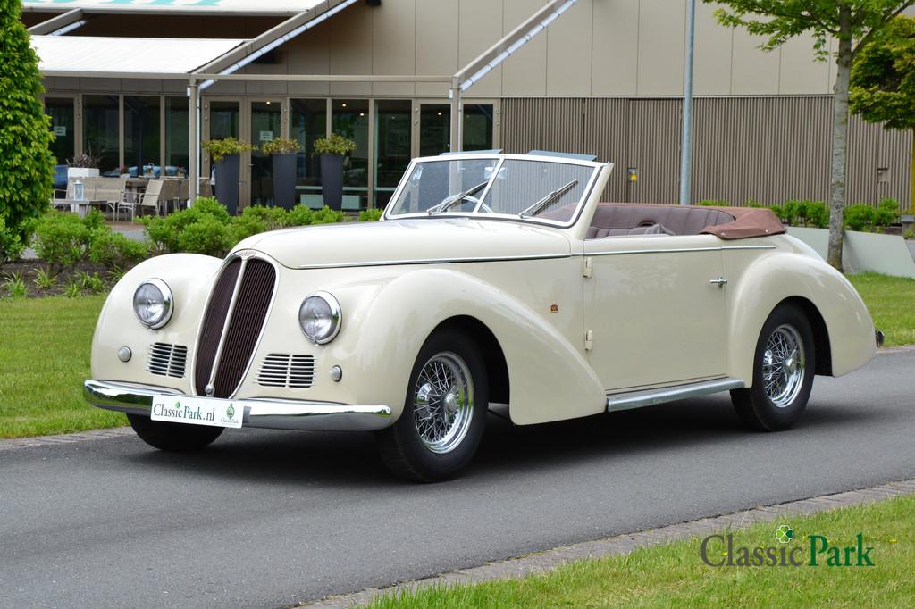 delahaye 135 MS Worblaufen cabriolet (bj 1947), Auto's, Oldtimers, Overige merken, Achterwielaandrijving, Cabriolet, Leder