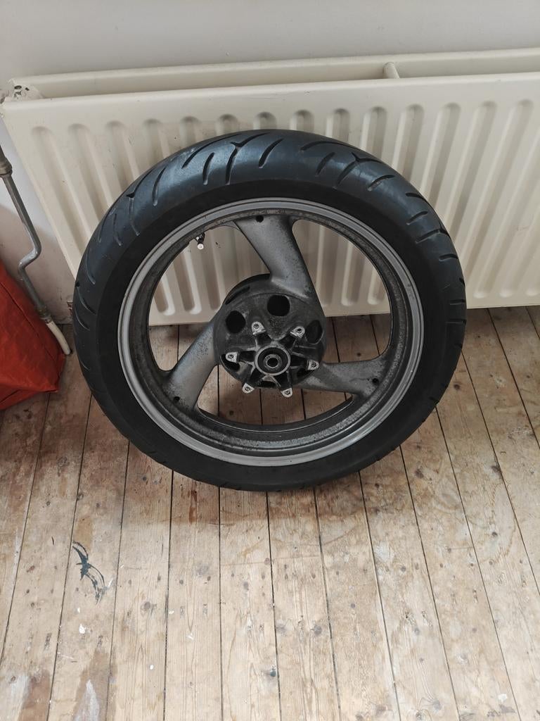 Achterwiel Yamaha XJ600 met extra brede band, Ophalen of Verzenden, Gebruikt