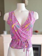 Intimissimi wikkel blouse paars met vogels M 38, Maat 38/40 (M), Verzenden, Intimissimi, Paars