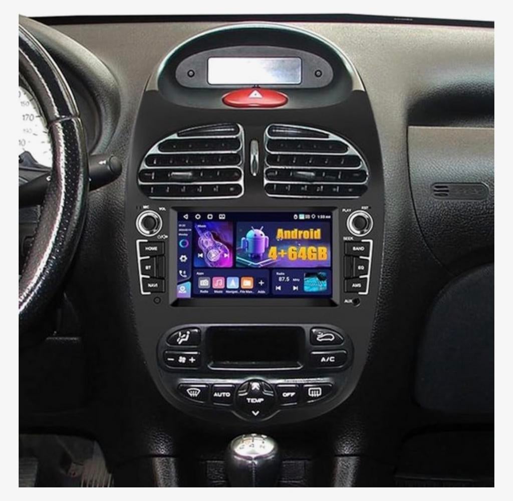 Android Radio voor Peugeot 206 (CarPlay unit ontbreekt), Ophalen, Gebruikt