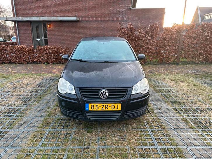 Volkswagen Polo 1.4 16V 59KW 2008 Zwart, Auto's, Volkswagen, Particulier, Polo, Benzine, D, Hatchback, Handgeschakeld, Origineel Nederlands