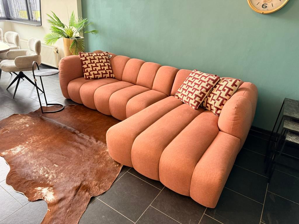 Showroom opruiming! BANK Corby! Nieuwe bank € 999,-, Huis en Inrichting, Banken | Bankstellen, Ophalen, Hoekbank, Vierpersoons of meer